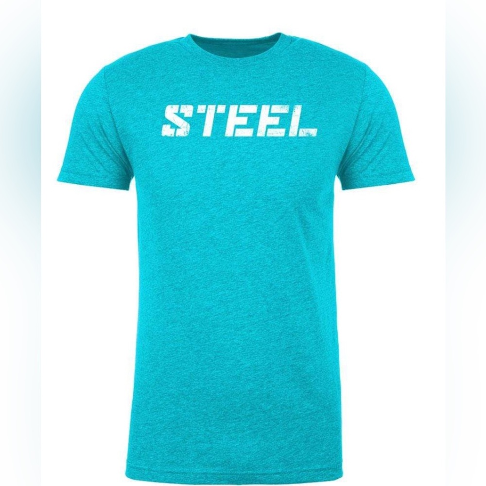 Steel | Colorways Series | Teal | T-Shirt | Size Large | Cotton